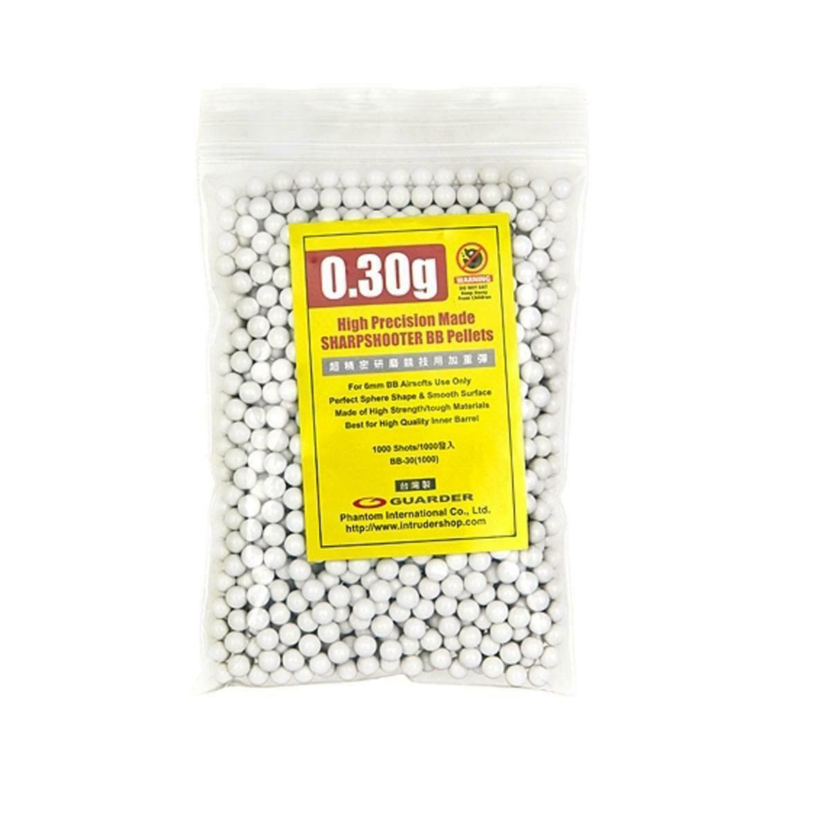0.3g High Percision Airsoft Sniper bb's Pellets