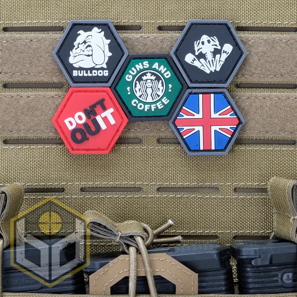 and Coffee Ballistic Hex Patch BH00050 — image 2