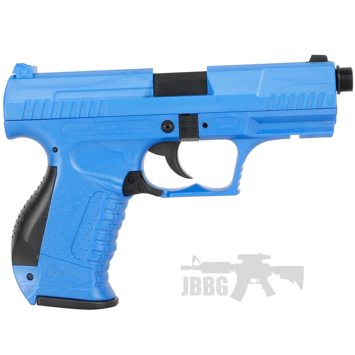 Airsoft Pistol with Silencer Blue — image 2