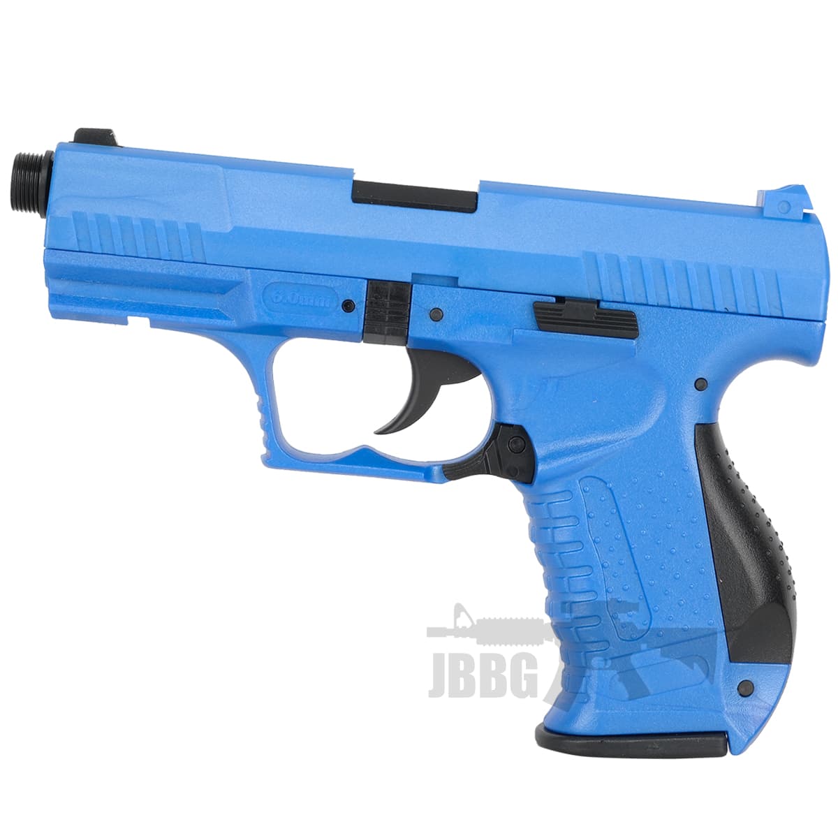 Airsoft Pistol with Silencer Blue
