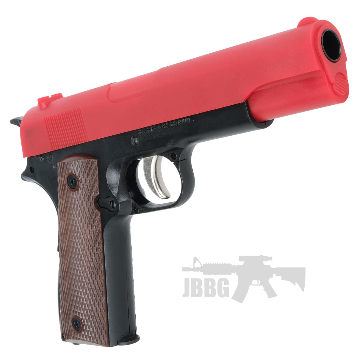 Dual System Spring Airsoft Pistol Red — image 3