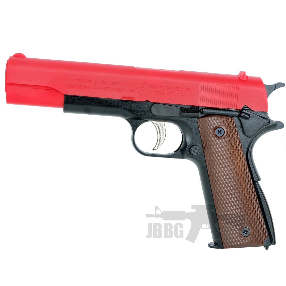 Dual System Spring Airsoft Pistol Red
