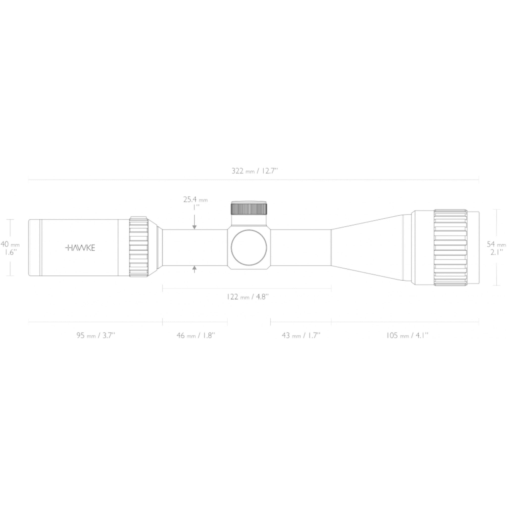 Optics – Vantage ~ 3-9×40 AO (Mil Dot) – (14123) — image 2