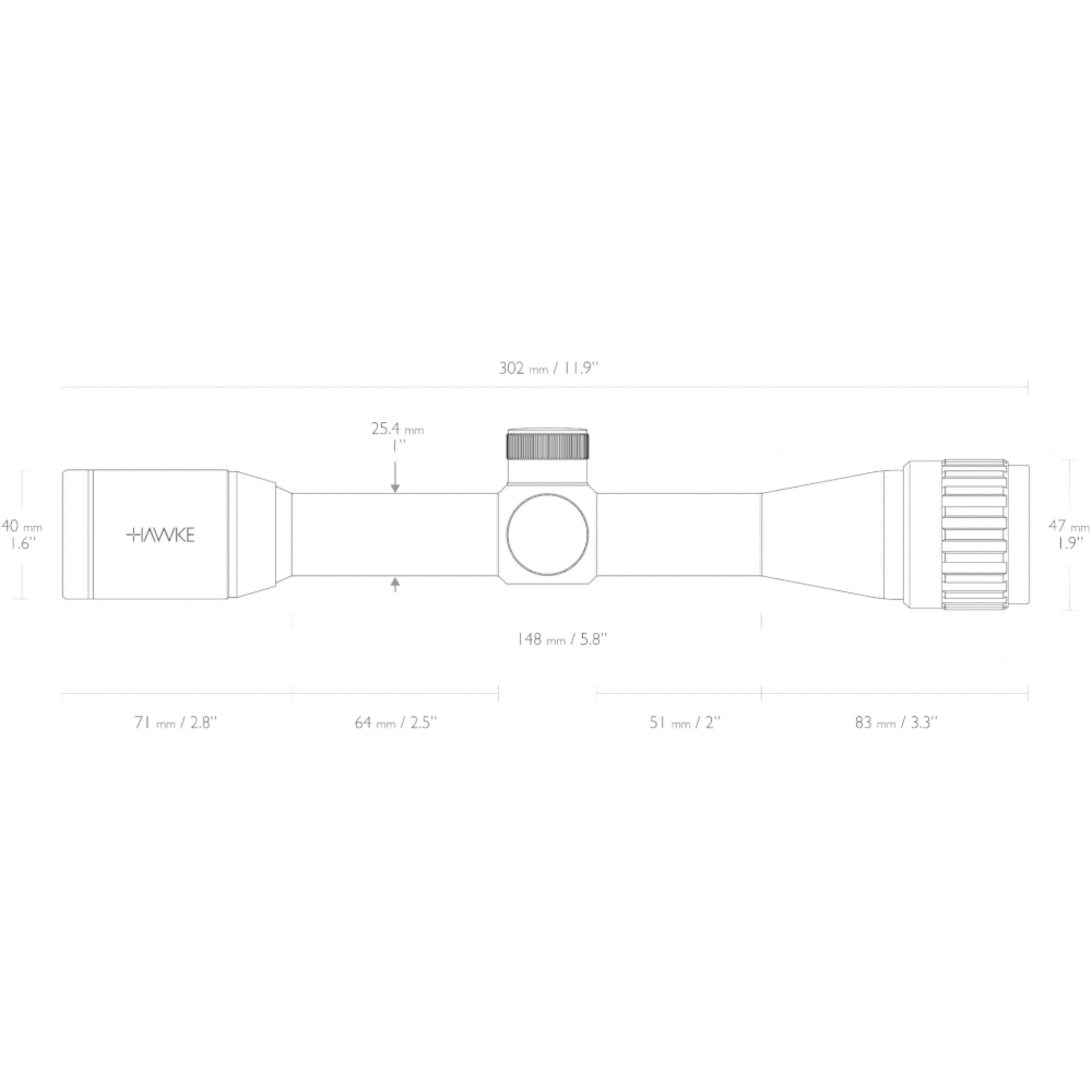 Optics – Vantage ~ 4×32 AO (Mil Dot) – (14102) — image 3