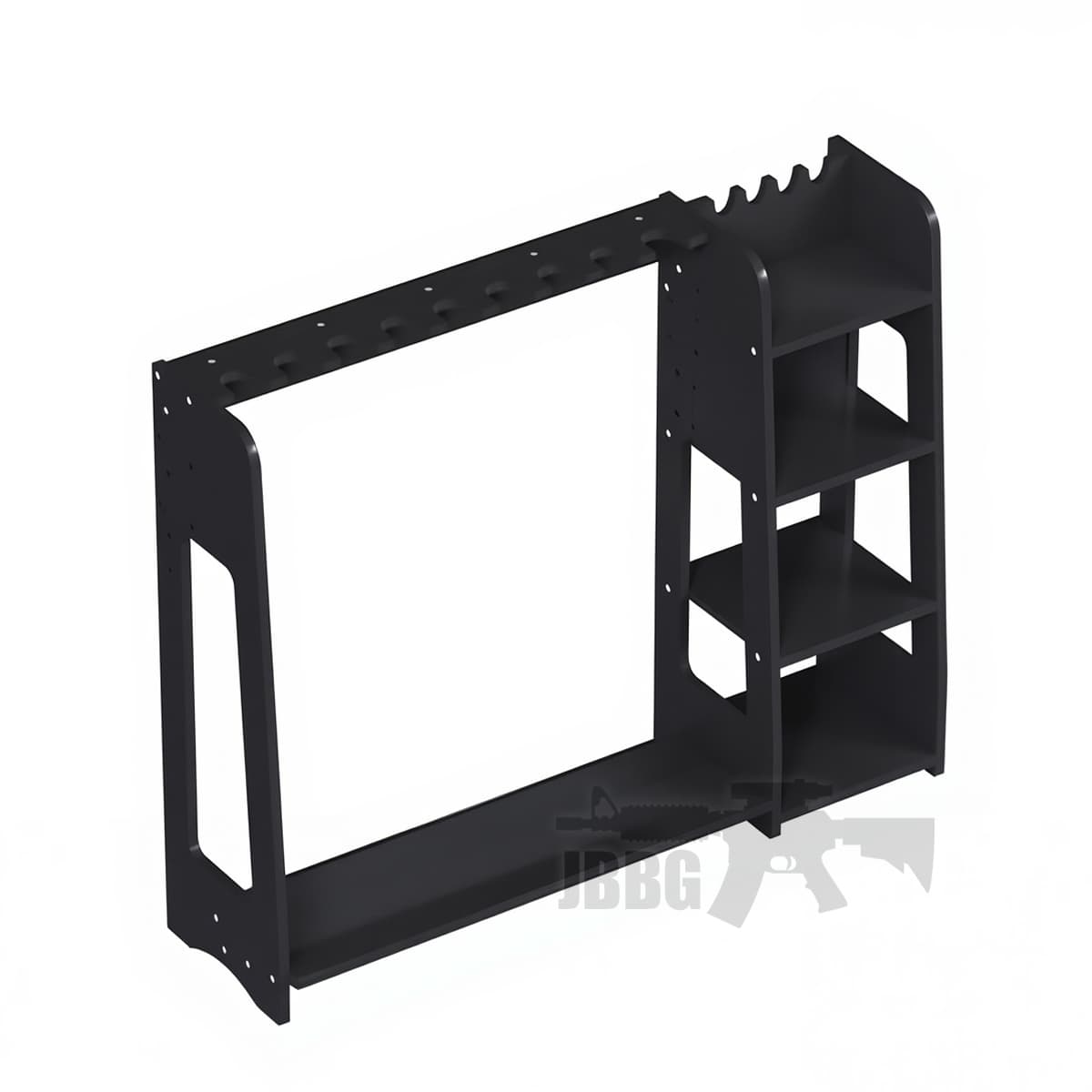 Wooden Gun and Accessories Floor Rack — image 2