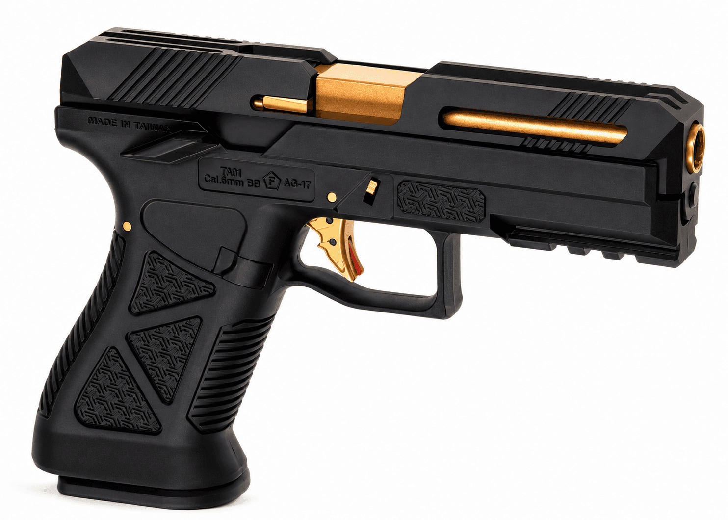 AG-17 Airsoft Pistol Metal Version GBB Gold Barrel — image 2