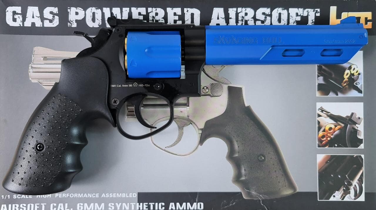 Gas 6 inch Polymer Revolver – Blue — image 3