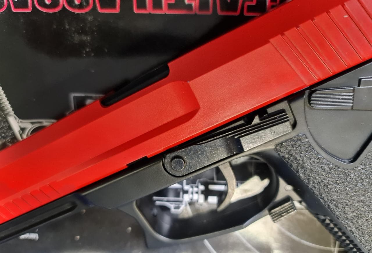 MK23 Non Blow Back Airsoft Pistol – Red — image 2