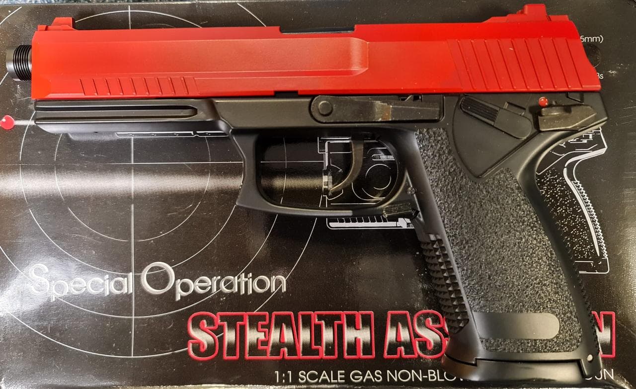 MK23 Non Blow Back Airsoft Pistol – Red