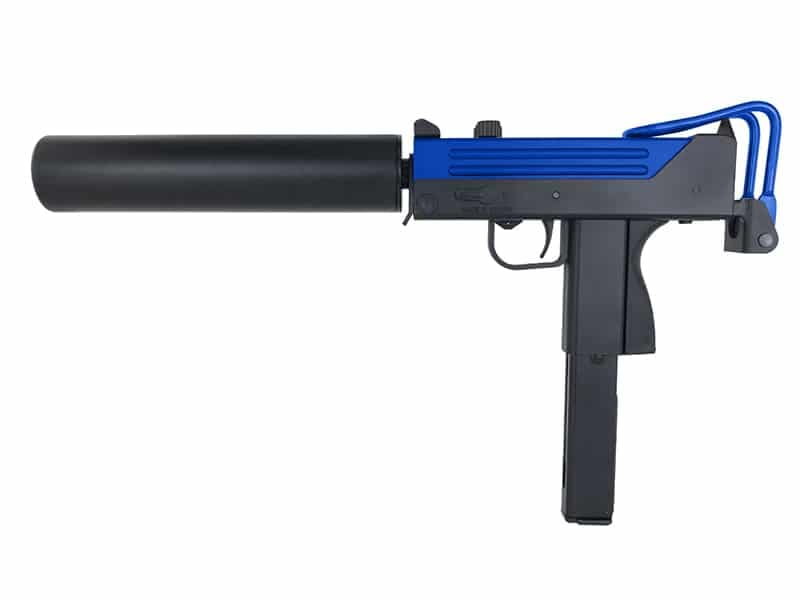 HG203E Sub-Machine Gas Blowback Rifle (SMG – HG-203E) (Blue)