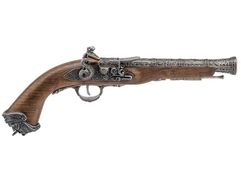 Pirate Flintlock Gas Pistol (18th Century – HG-502BN – Silver)