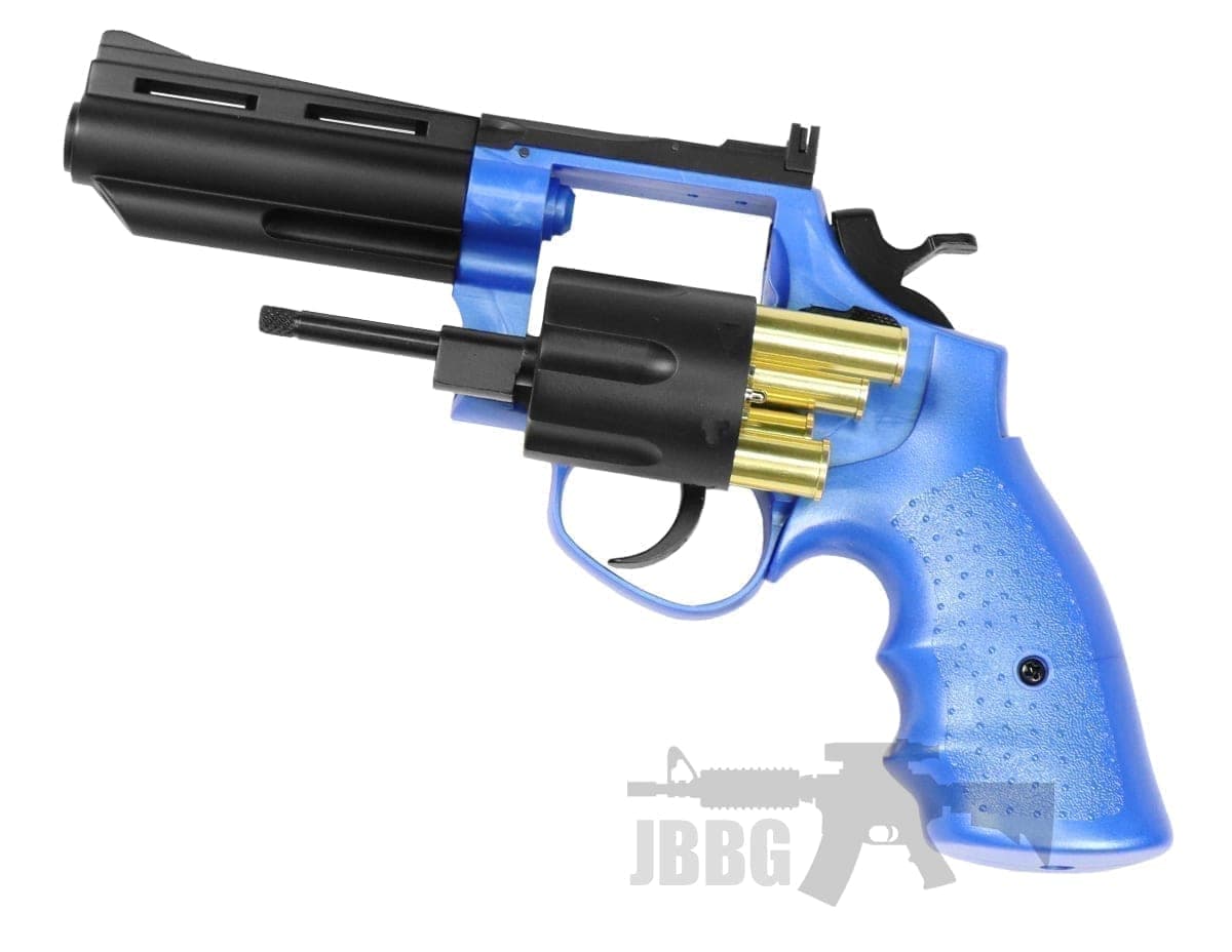 Airsoft BB Revolver Blue — image 3