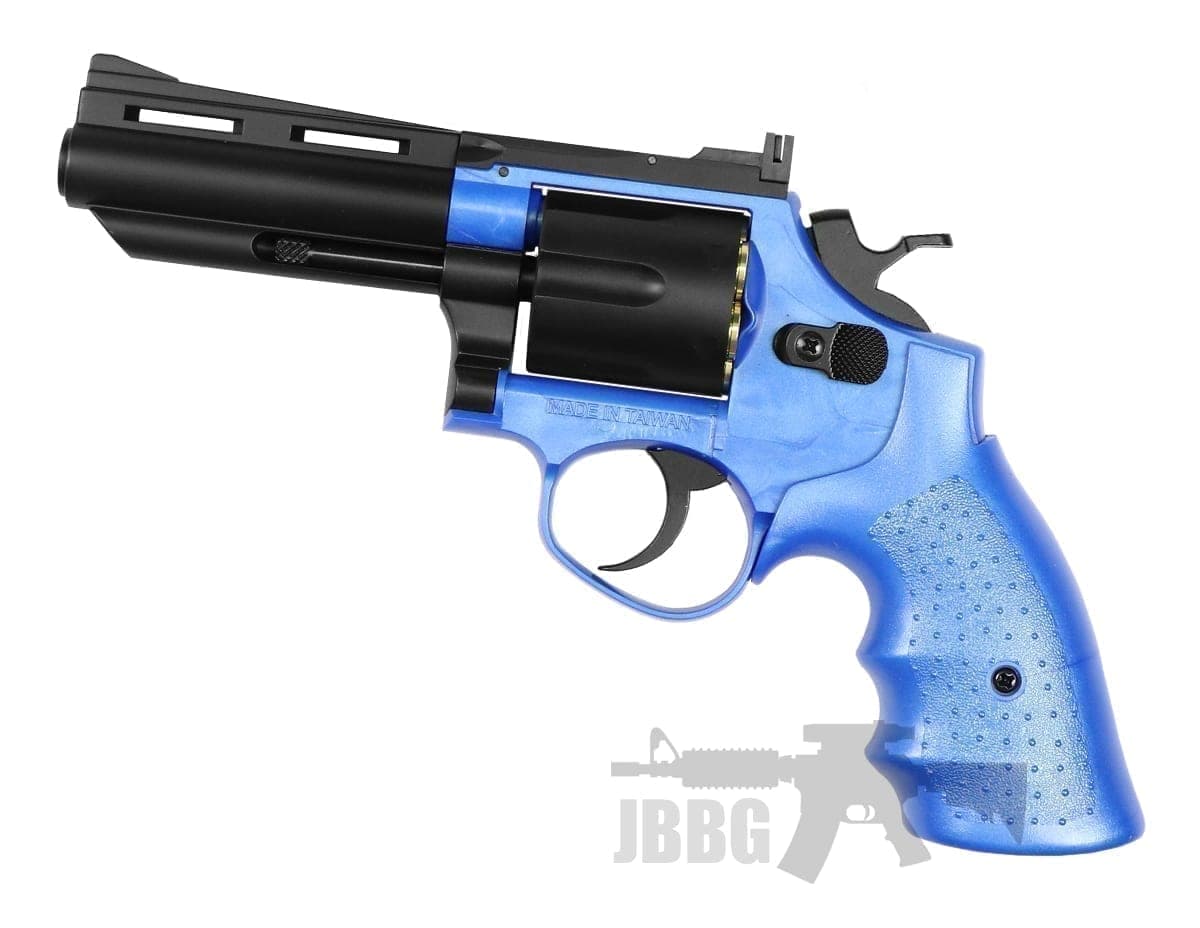 Airsoft BB Revolver Blue