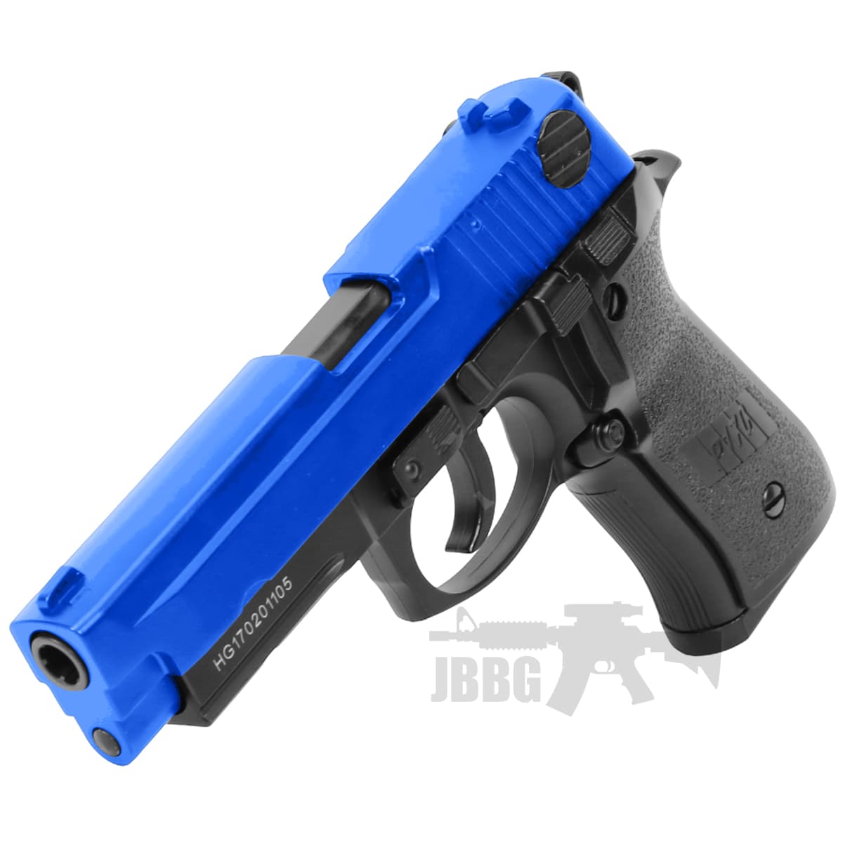 Gas Airsoft Full Metal Pistol Blue — image 3