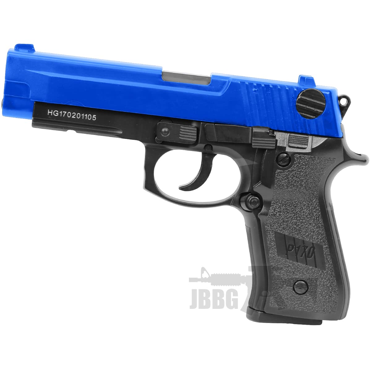 Gas Airsoft Full Metal Pistol Blue