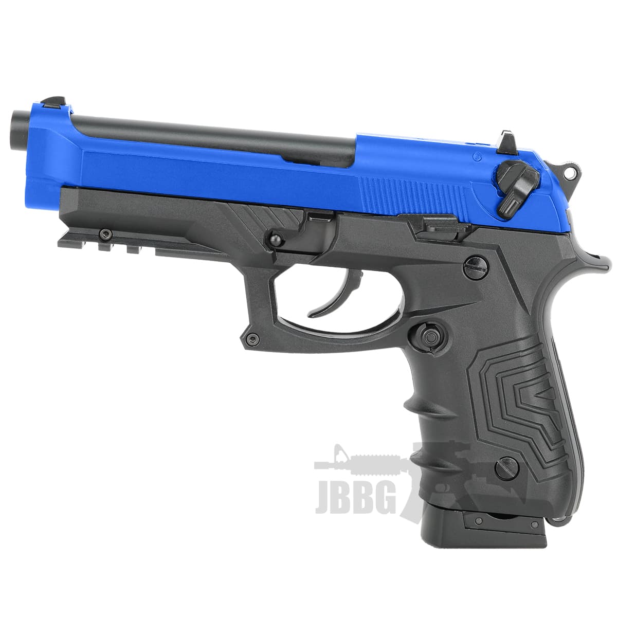 Tac M92 Gas Metal Airsoft Pistol Blue