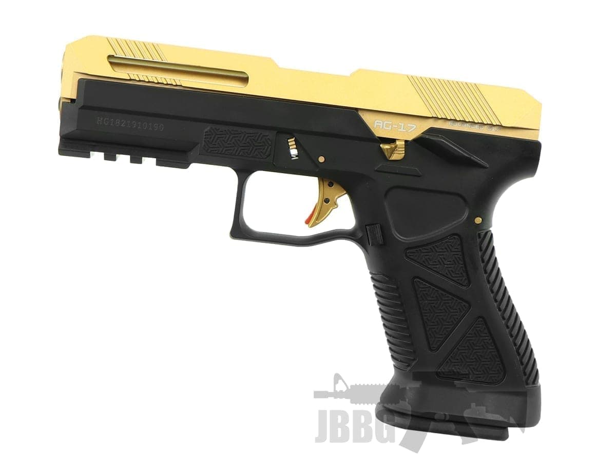 AG17 Scorpion Gas Airsoft Pistol Gold