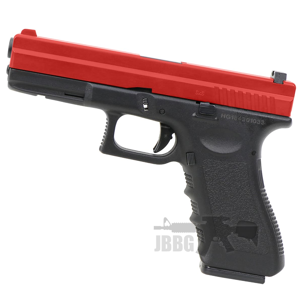 Gas Blowback Sportline Airsoft Pro Pistol Red