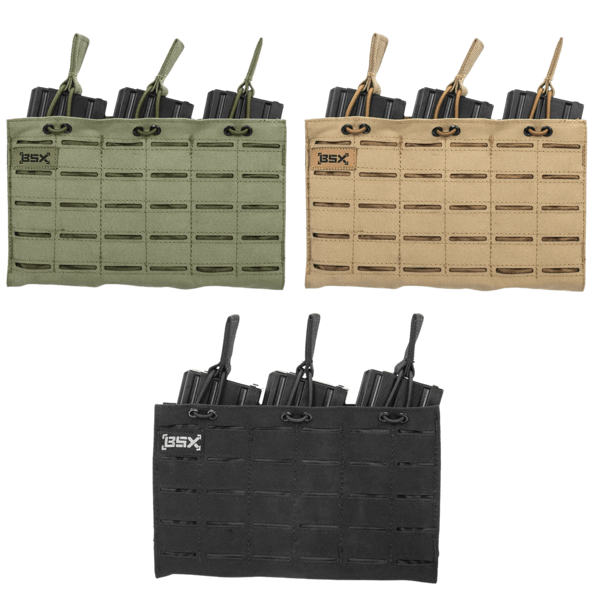 BSX Rifle Mag Pouch LC Triple