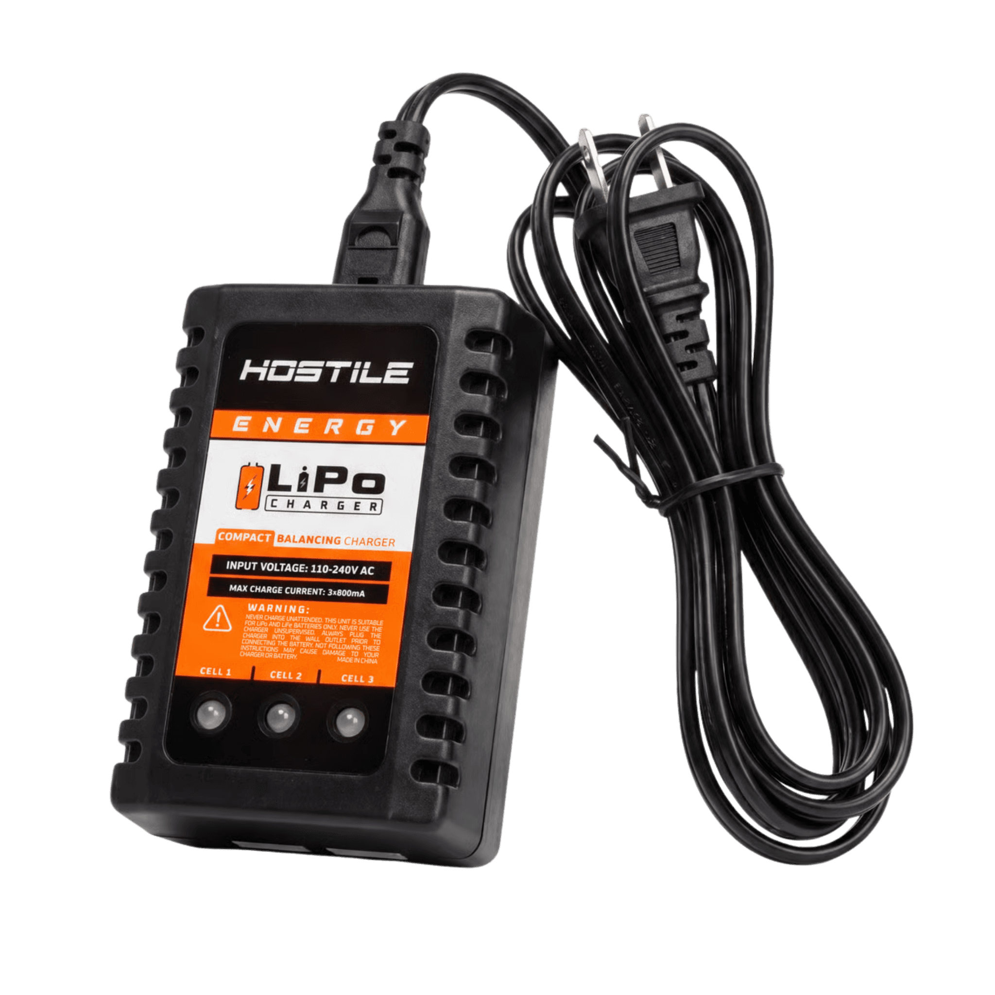 Hostile ENERGY - LiPo Compact Balancing Charger 2-3 Cell 8.V-12.6V