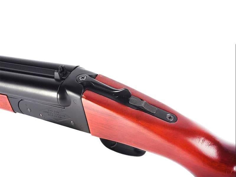 Mad Max Double Barrel Shotgun (Long – Fixed Hard Real Wood Stock) — image 2