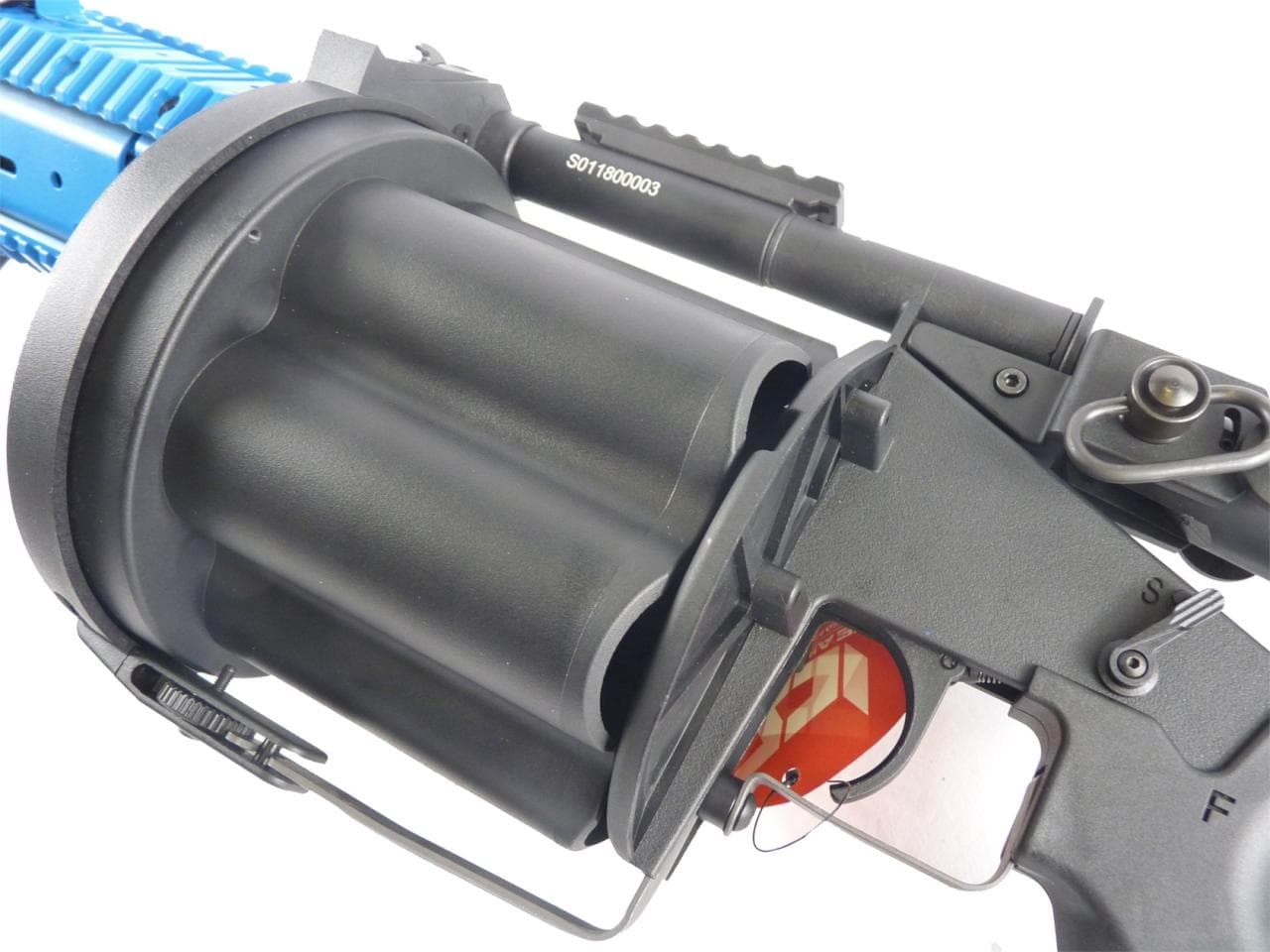 Long MGL 6 Round Grenade Launcher – Blue — image 2