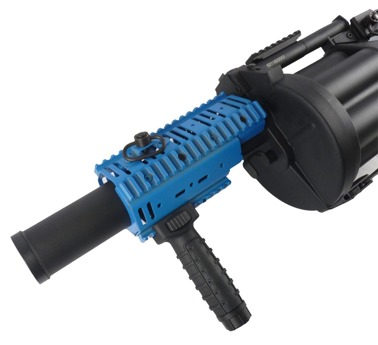 Long MGL 6 Round Grenade Launcher – Blue — image 3