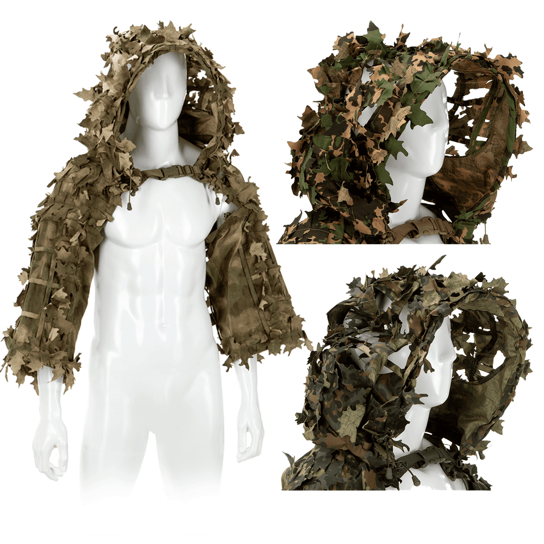 Bolero Ghillie Concealment Vest 3d Leaf