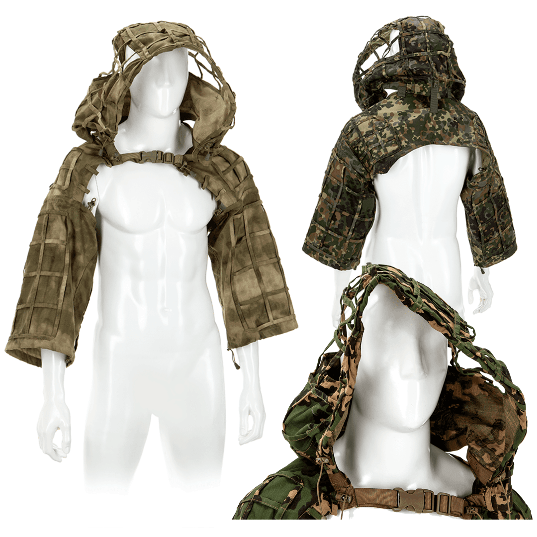 Bolero Ghillie Concealment Vest Plain