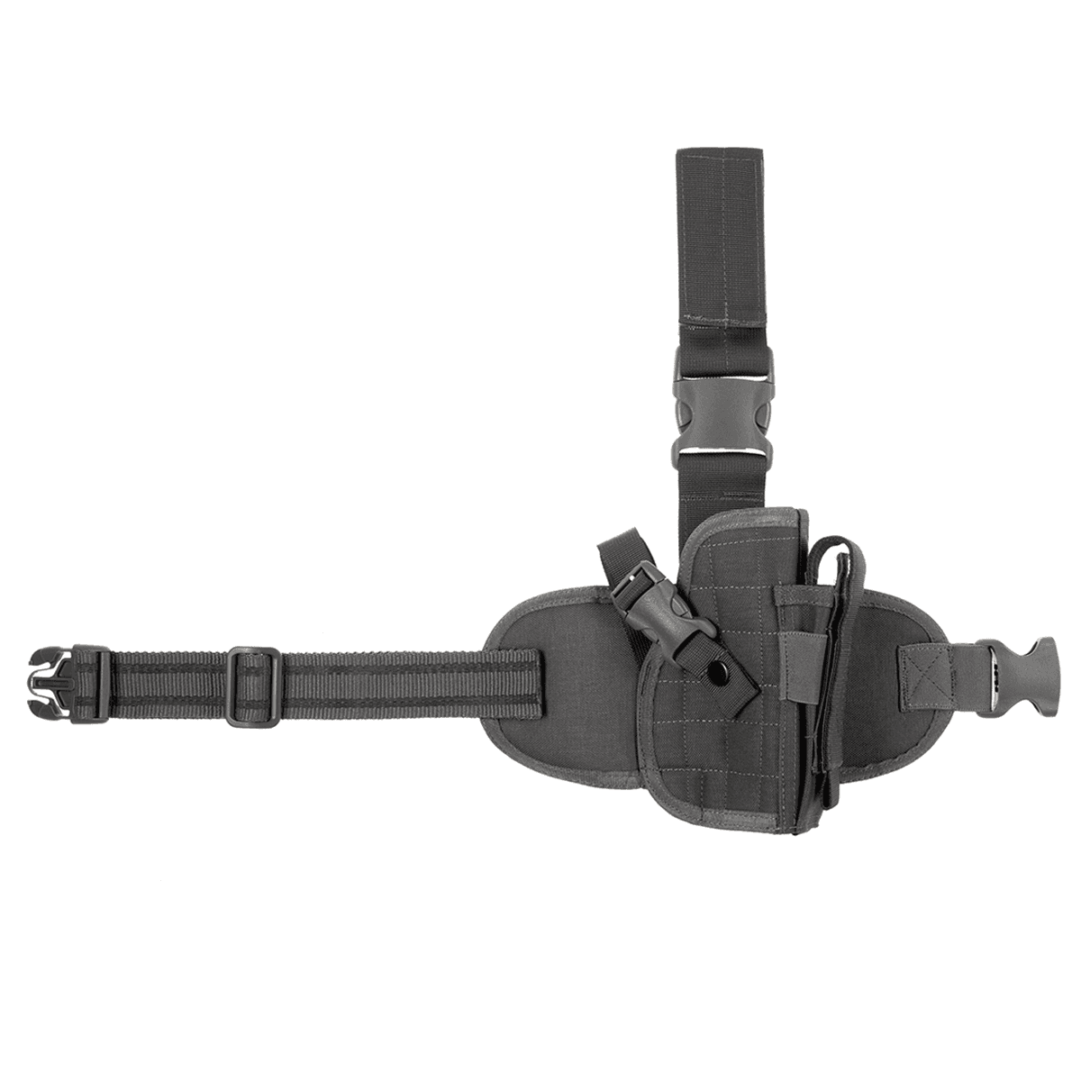 Drop Leg Panel Pistol Holster Right Handed Wolf