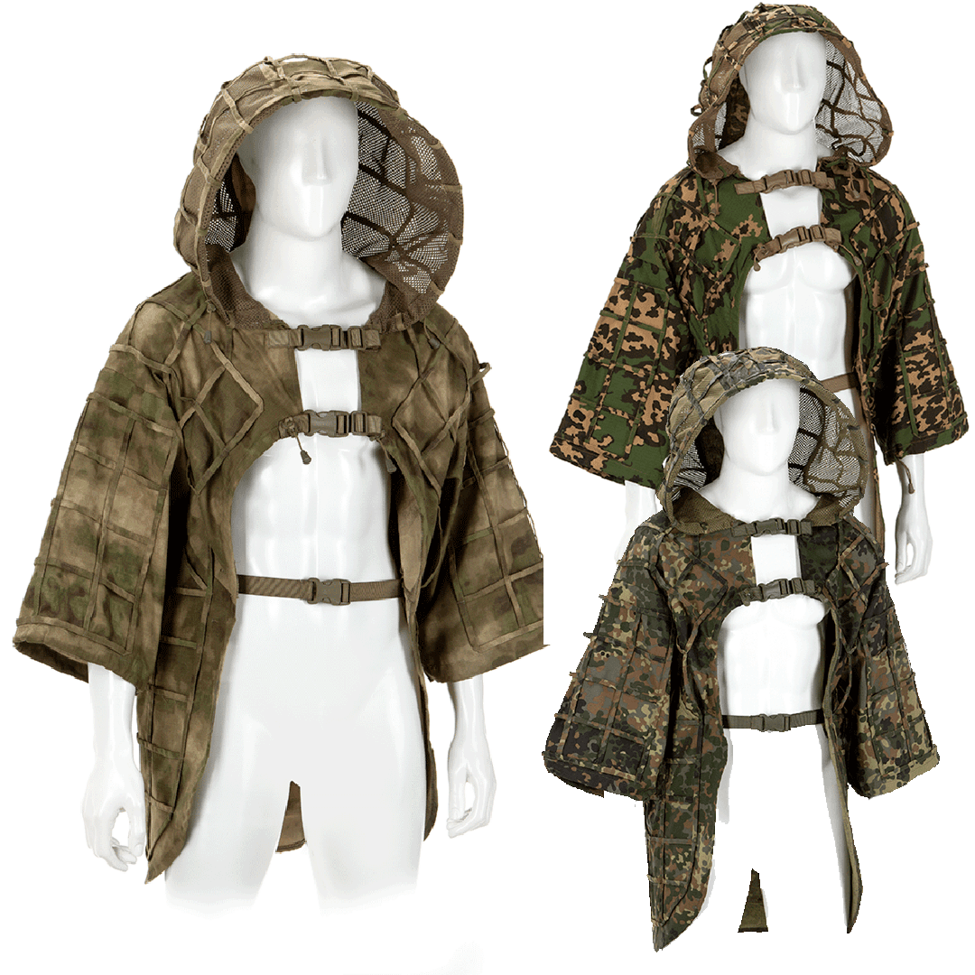 Ghillie Concealment Vest Base Plain