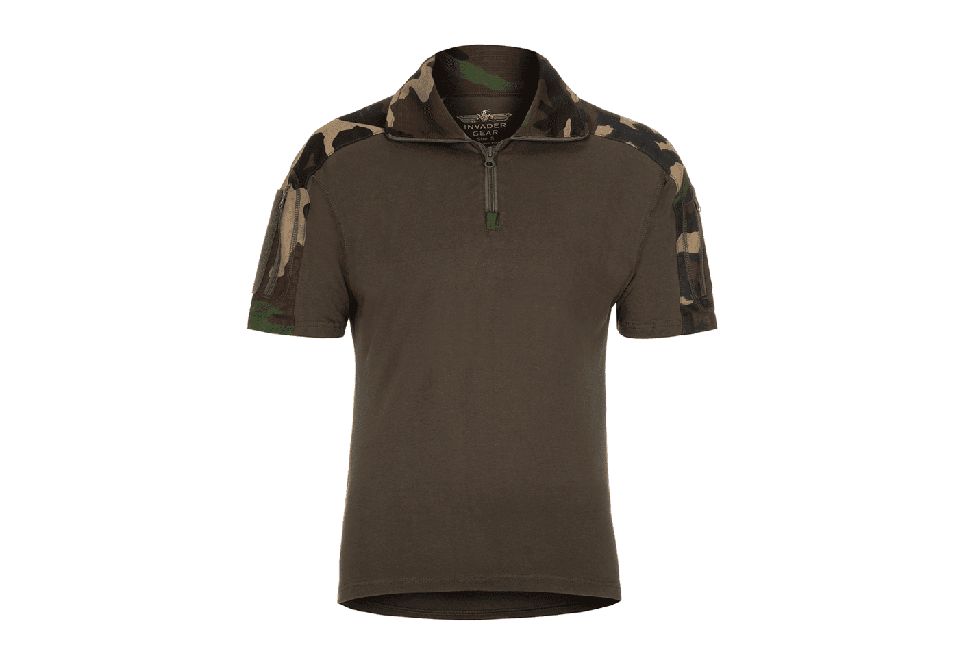 Short Sleeved UBACS Combat Shirt Woodland — image 2