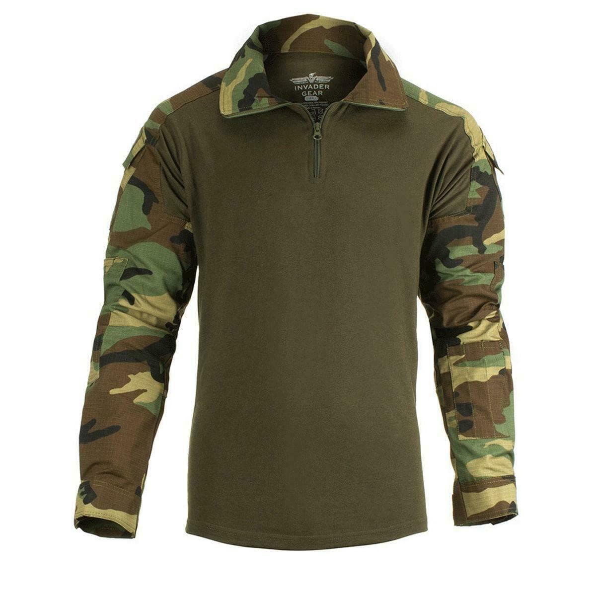 Ubacs Combat Shirt Woodland Camo