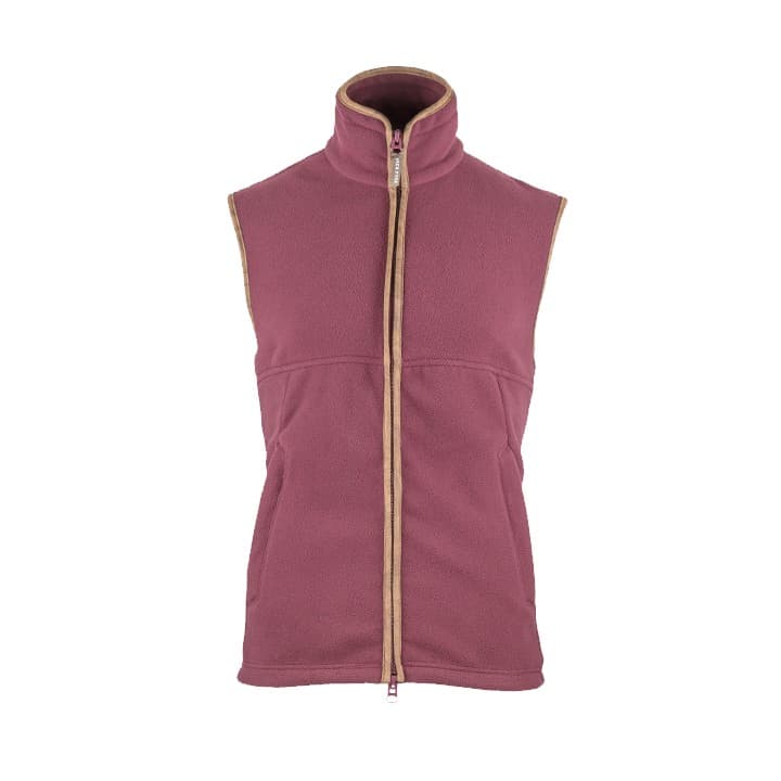 Countryman Fleece Gilet – Burgundy