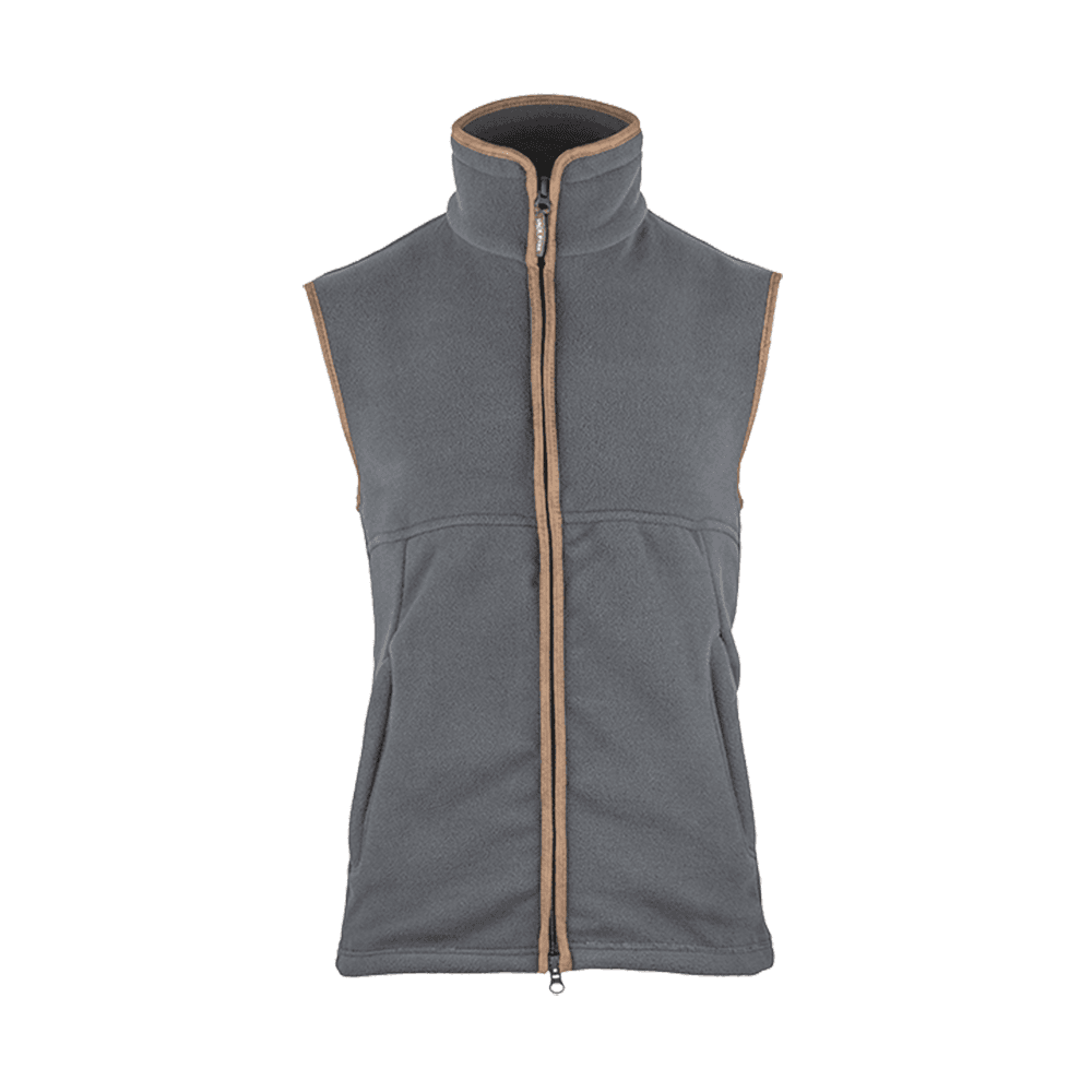 Countryman Mens Fleece Gilet Charcoa