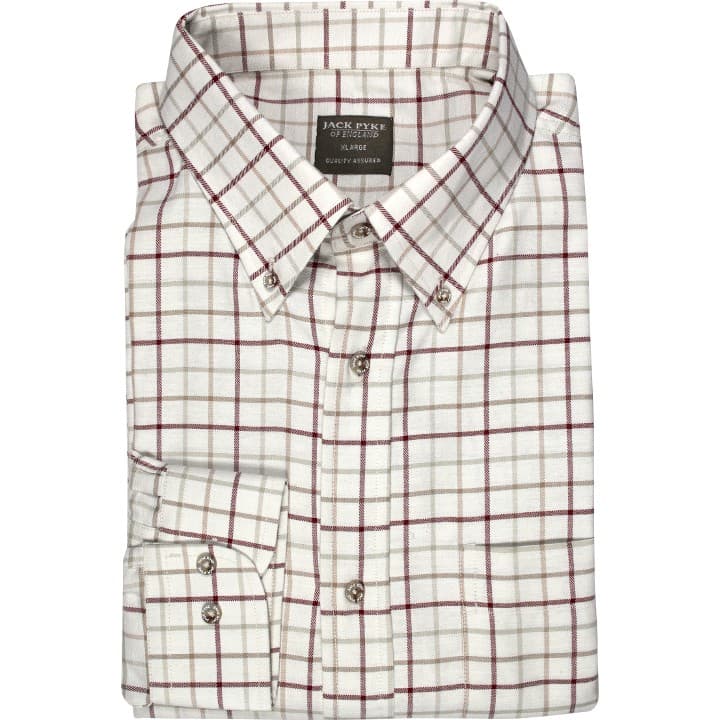 Countryman Shirt – Burgundy Check