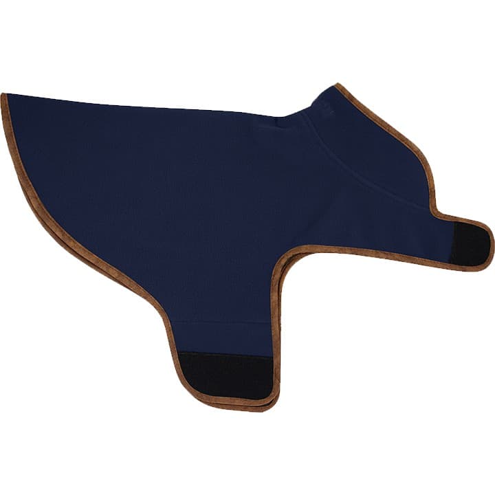 Fleece Dog Coat Navy — image 3