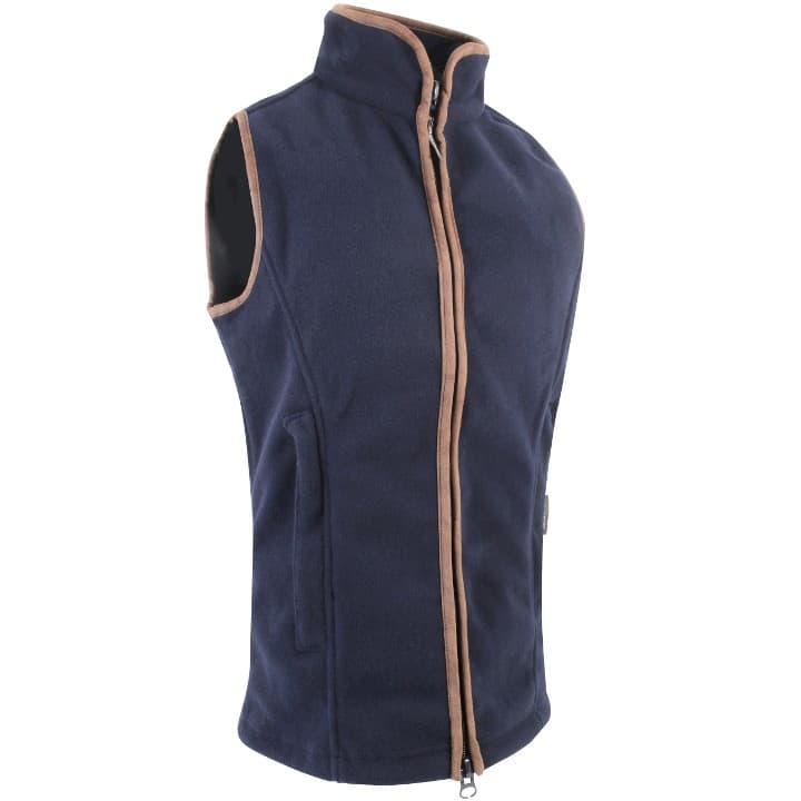 Ladies Countryman Fleece Gilet Denim