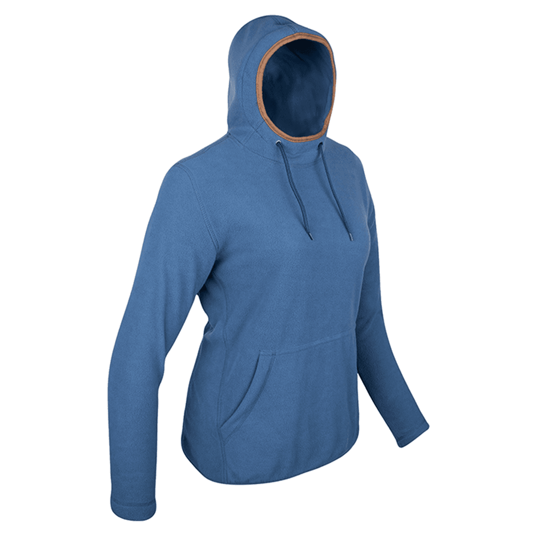 Ladies Fleece Hoodie Denim — image 3