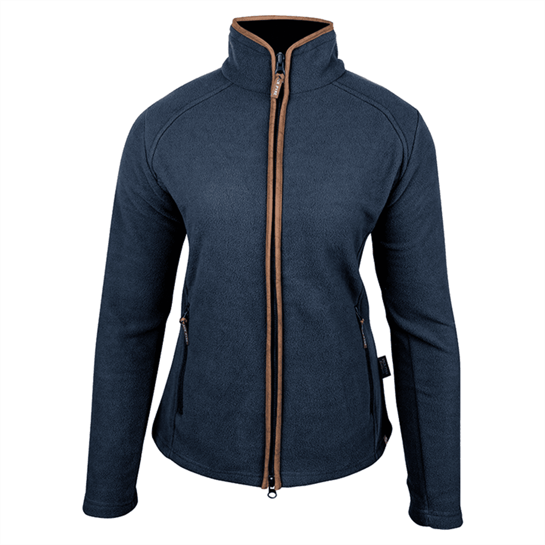 Ladies Fleece Jacket Navy — image 2