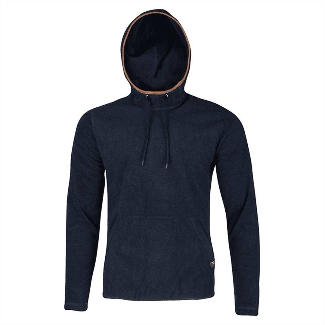 Mens Country Fleece Pullover Hoodie Navy — image 2