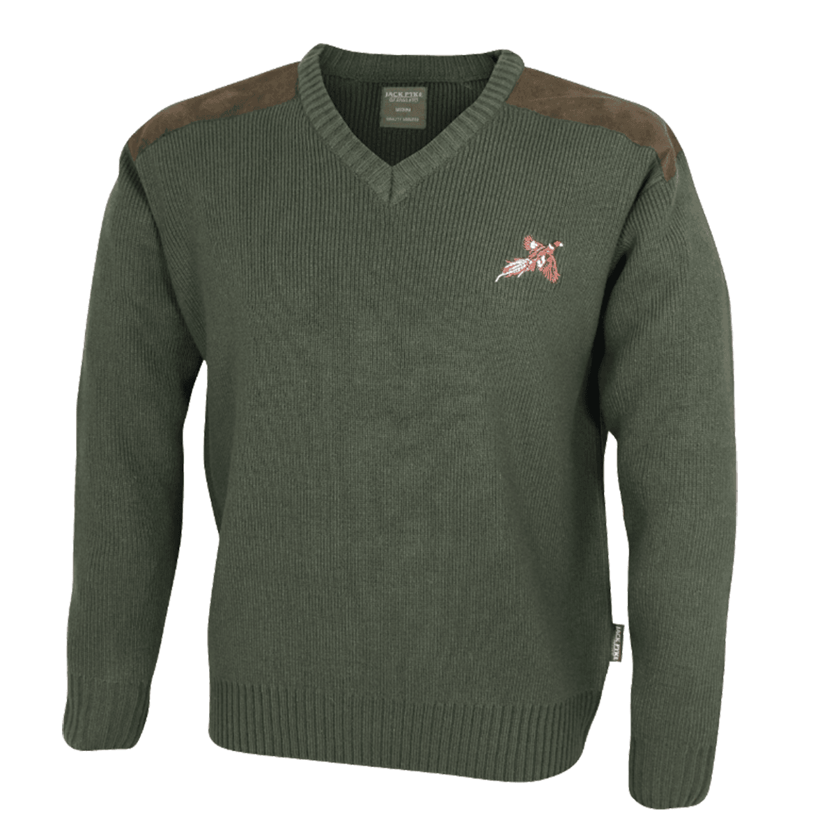 Mens Shooters Pullover Jumper Pheasant Logo