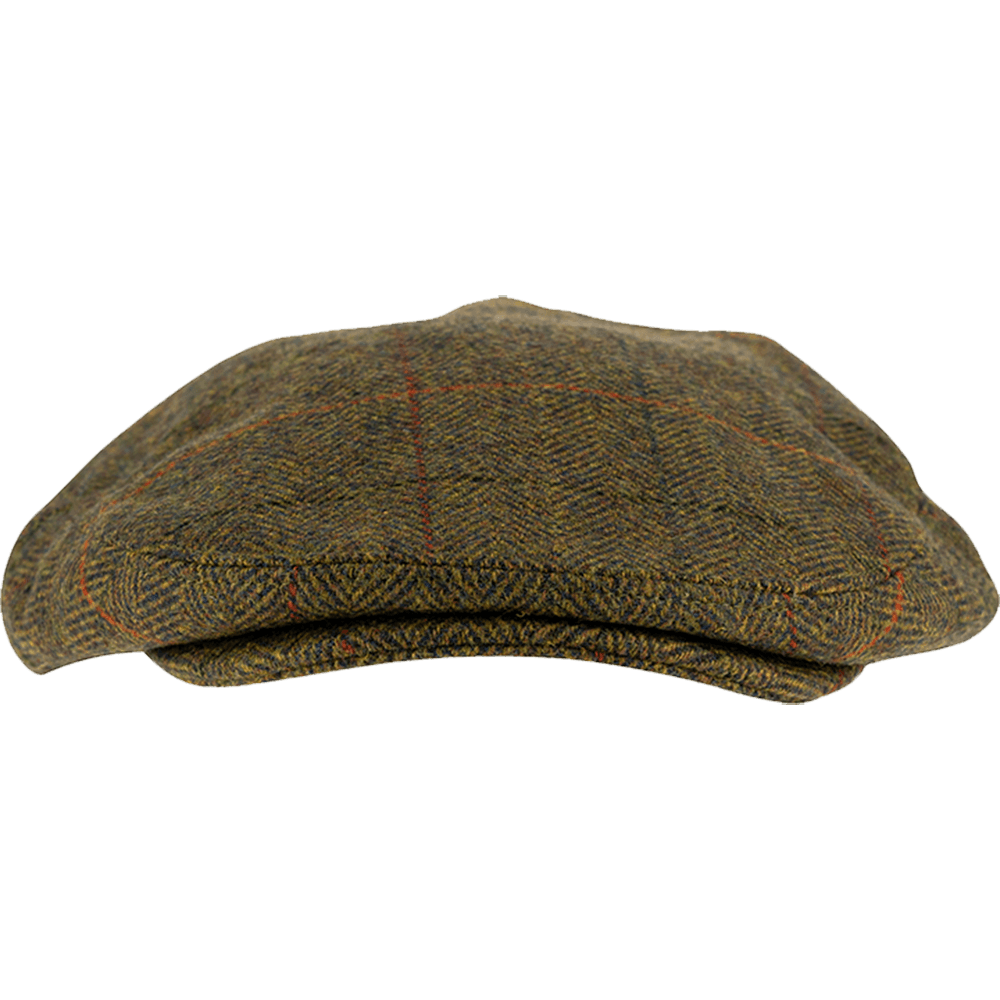 Wool Blend Flat Cap Brown — image 2