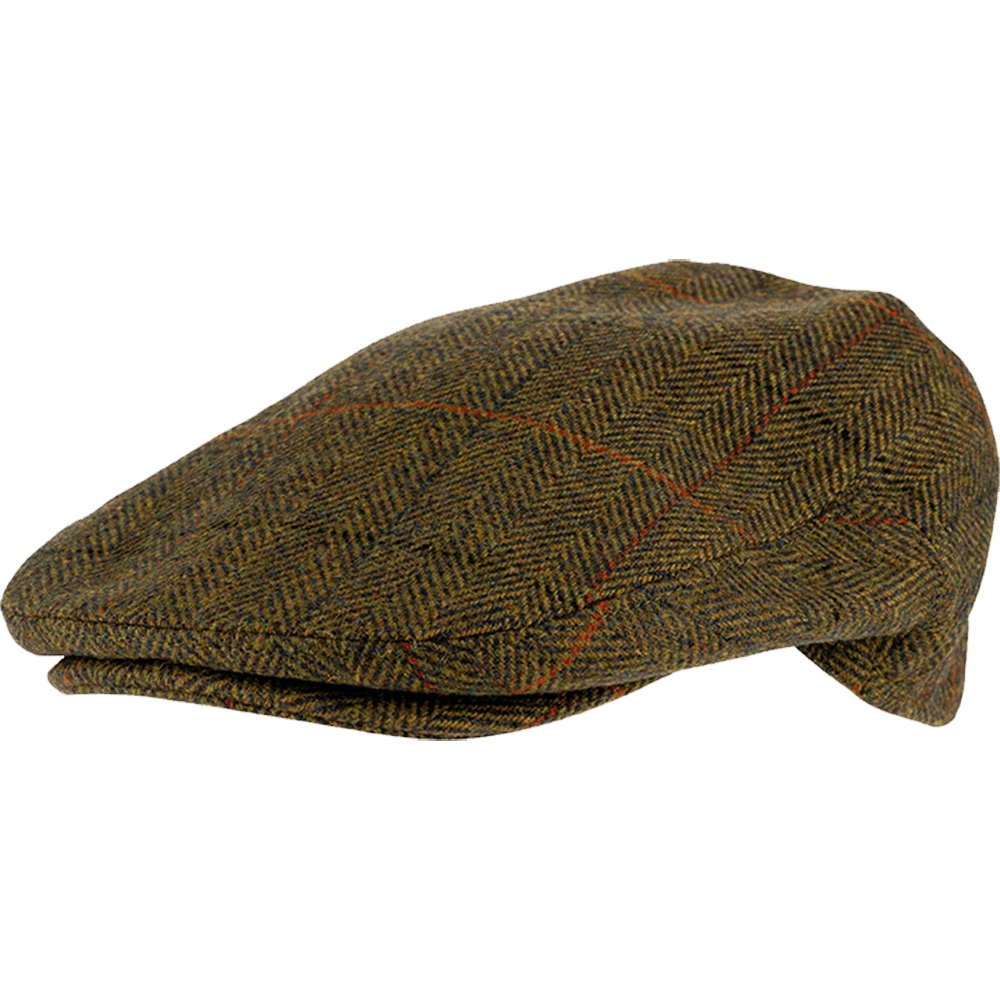 Wool Blend Flat Cap Brown — image 3