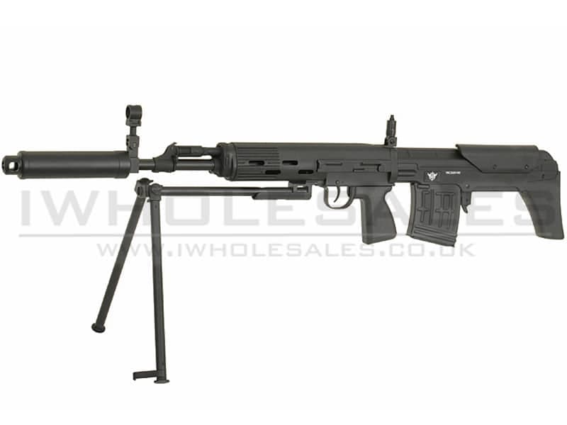 SVU Bullpup Sniper Rifle with Bipod (Full Metal – SVU)