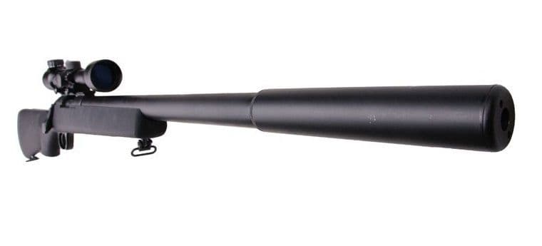 VSR BAR10 Sniper Rifle with Silencer and Hunter Scope (367S) — image 2