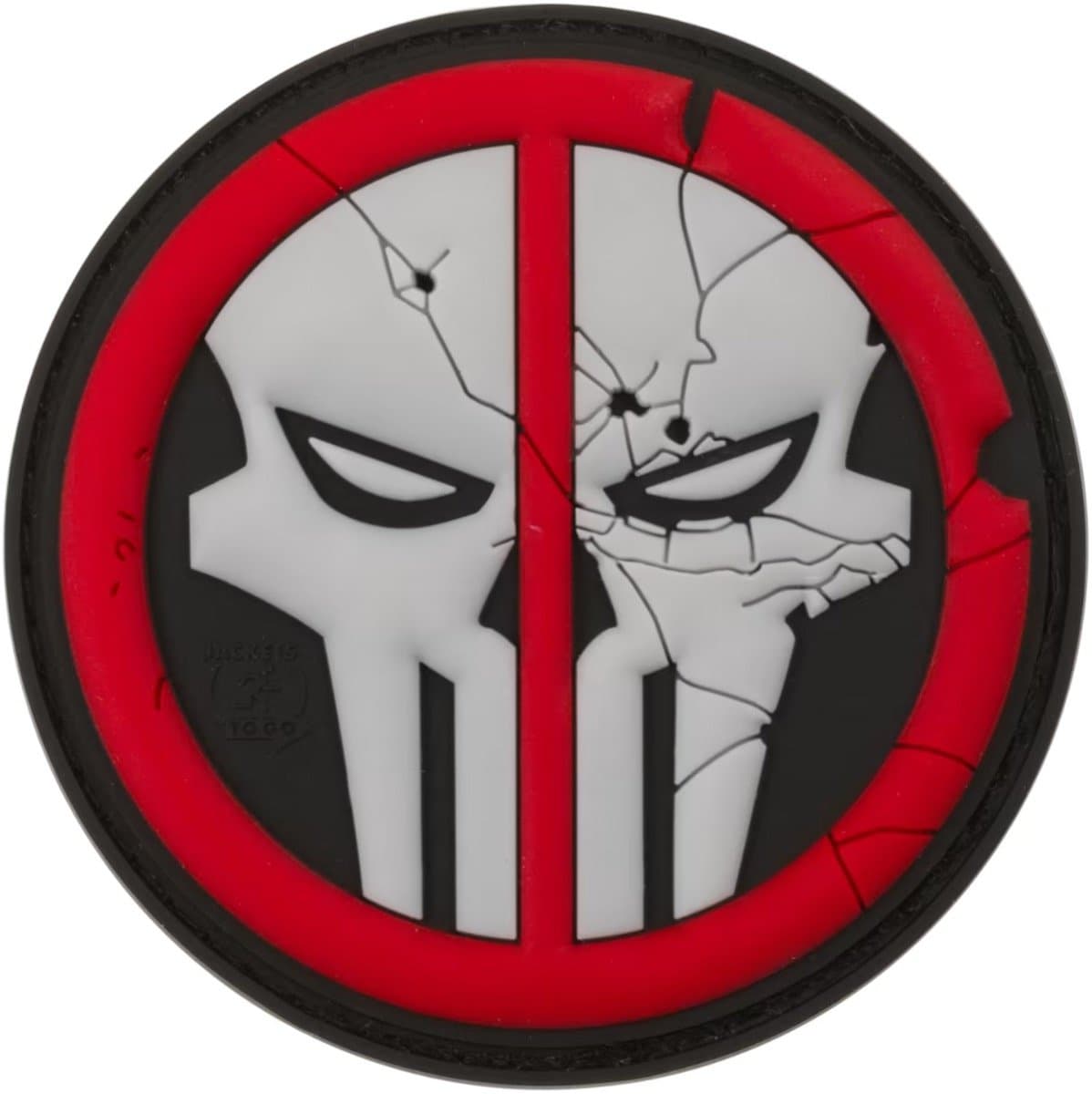 Deathpool Skull Rubber Patch