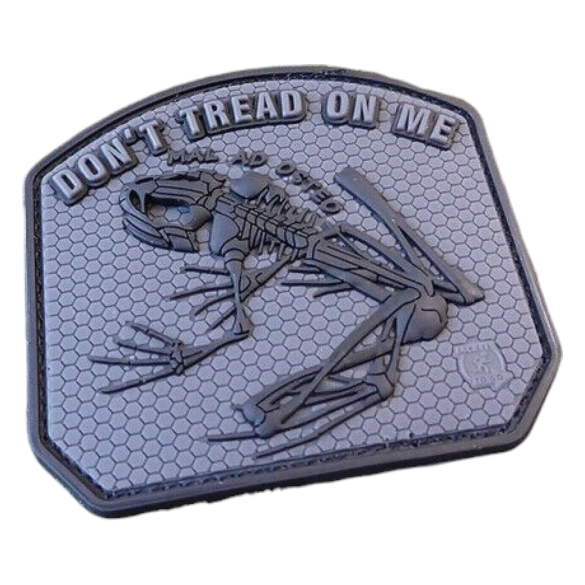Don’t Tread On Me Skeleton Frog 3D Rubber Patch – Ops