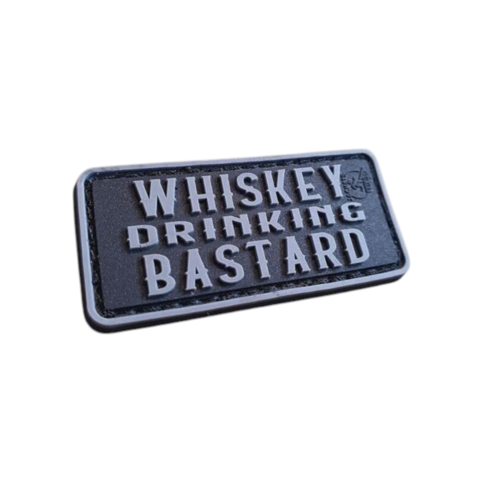 Whiskey Drinking Bastard Micro 3D Rubber Patch – Ops