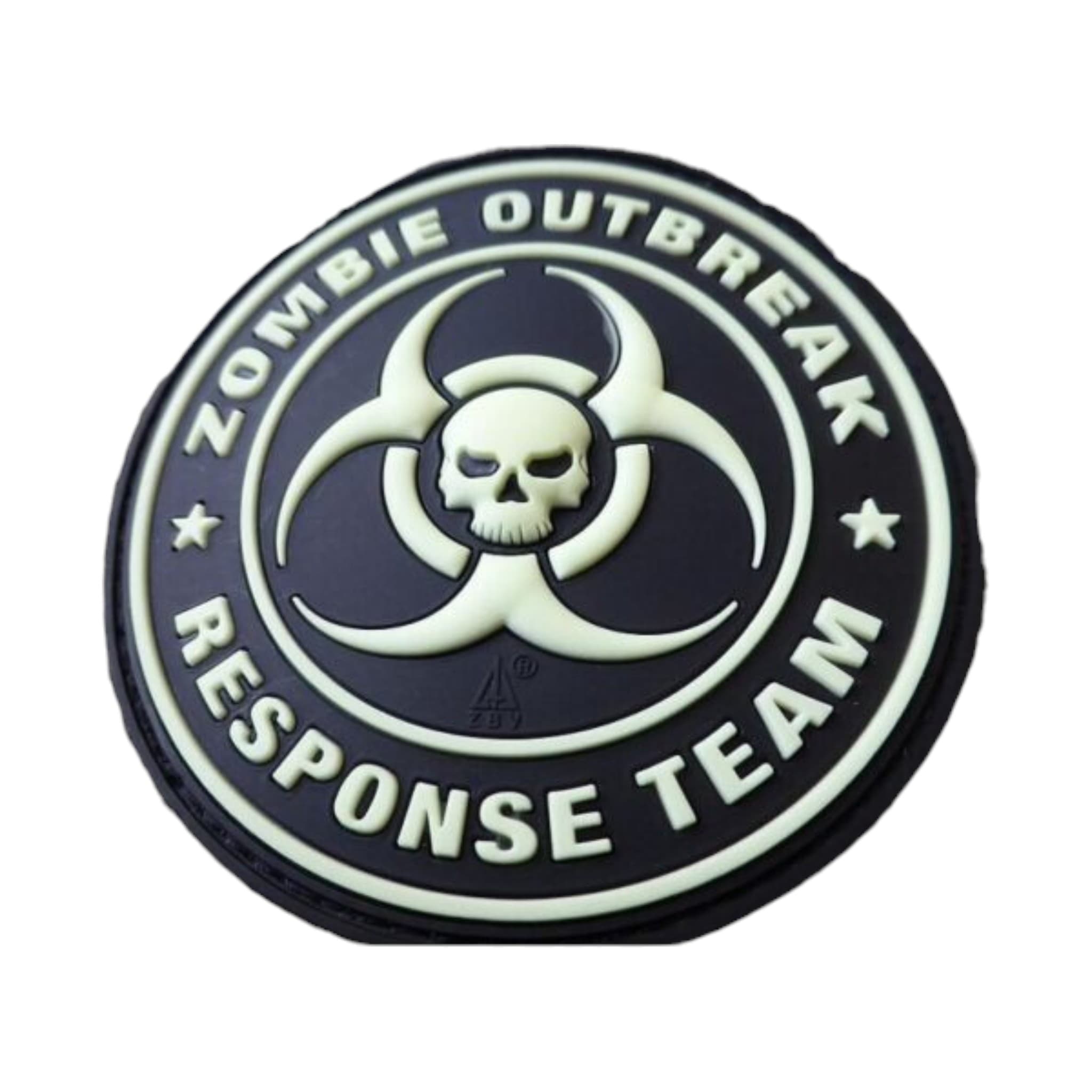 Zombie Outbreak Response Team 3D Rubber Patch – Glow in the Dark
